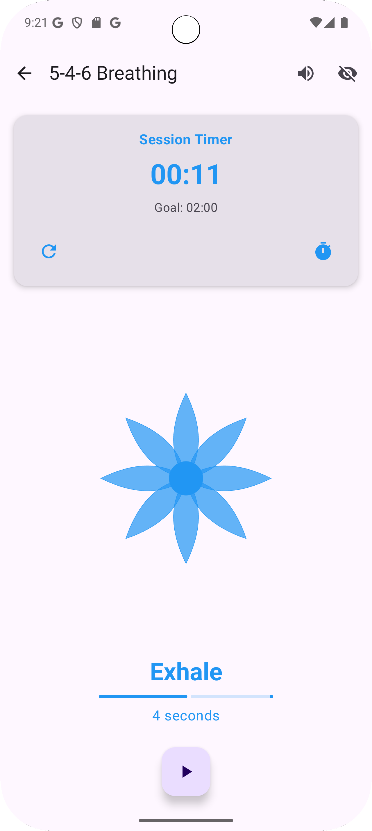 Mantra Breath App Screenshots