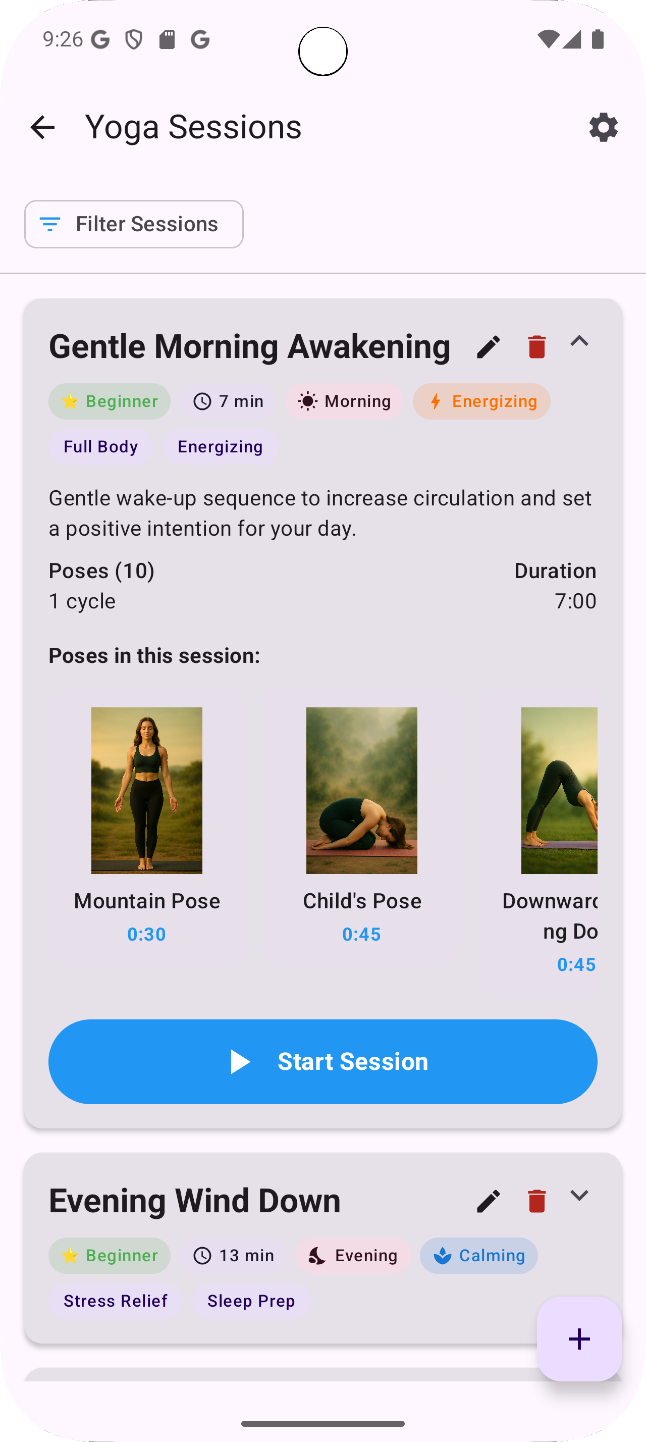 Mantra Breath App - Yoga Sessions Routine