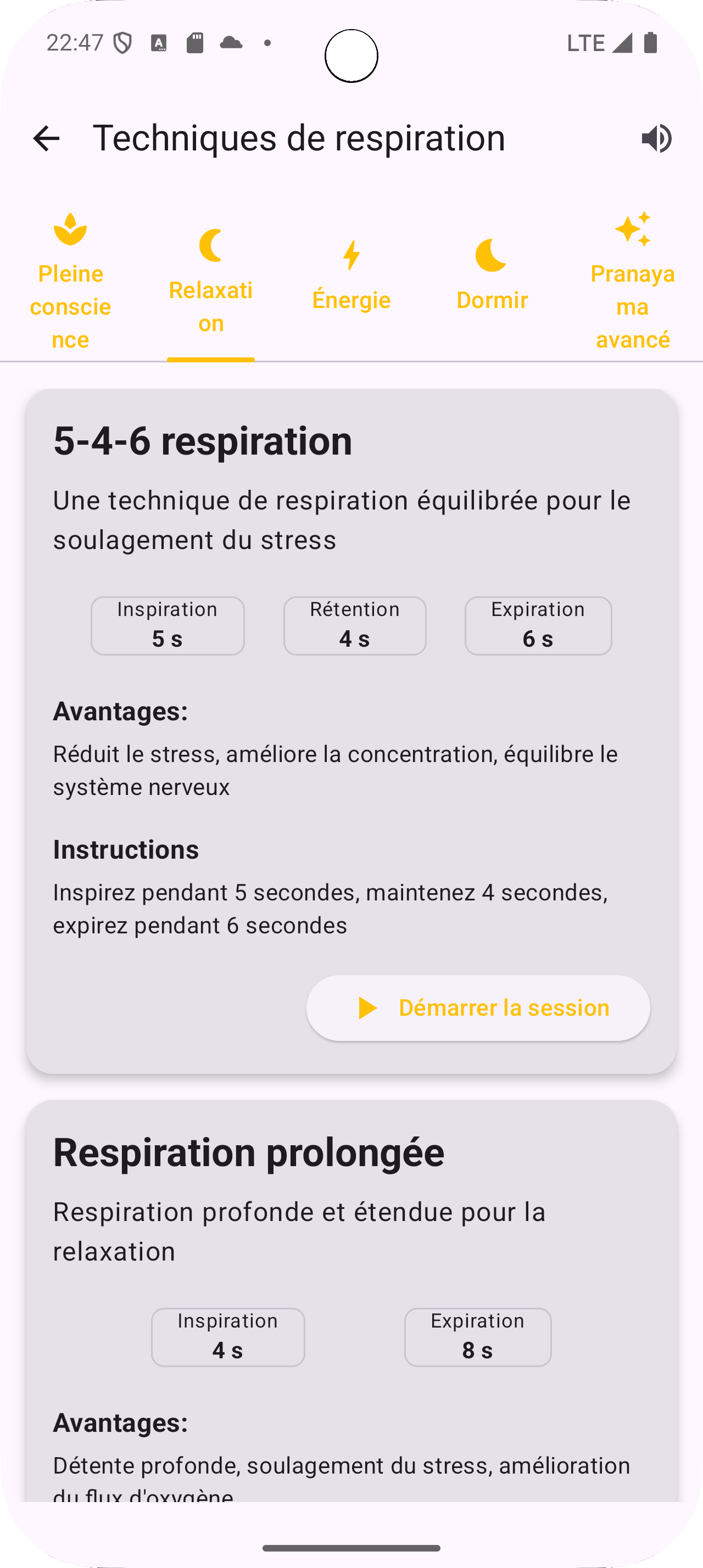 Mantra Breath App - Exercices de Respiration