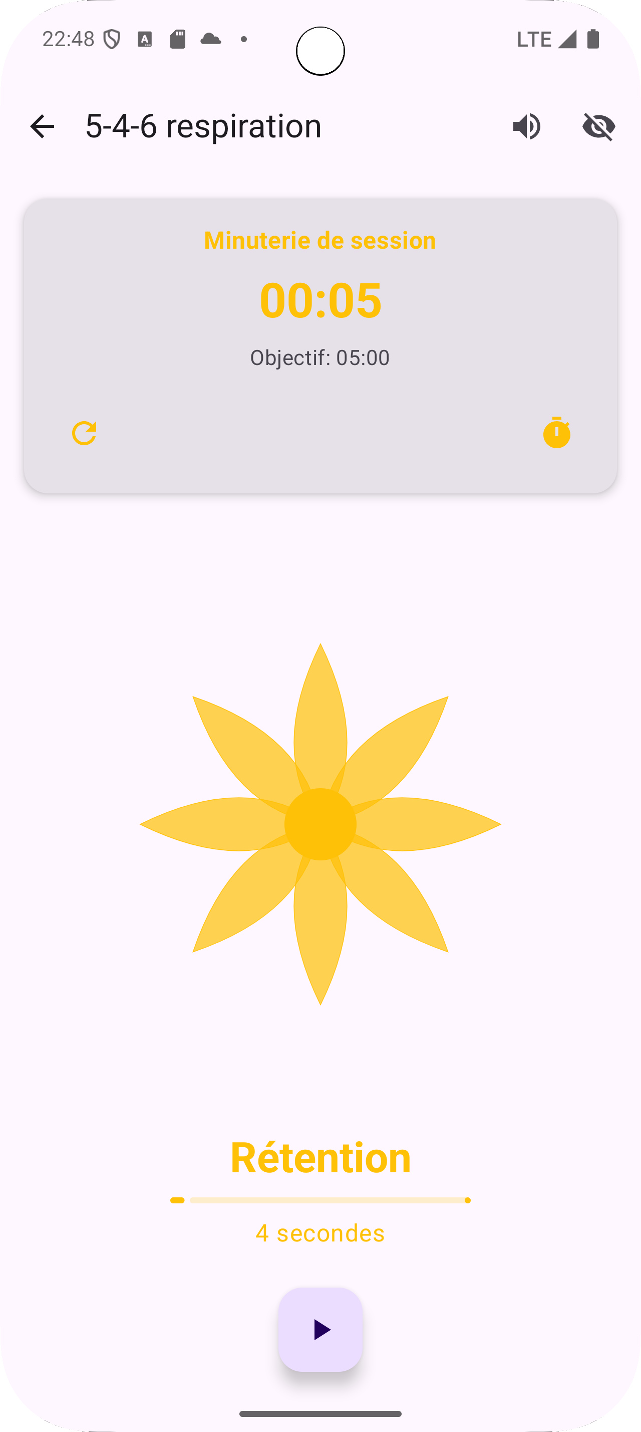 Mantra Breath App - Pattern Respiration 5-4-6