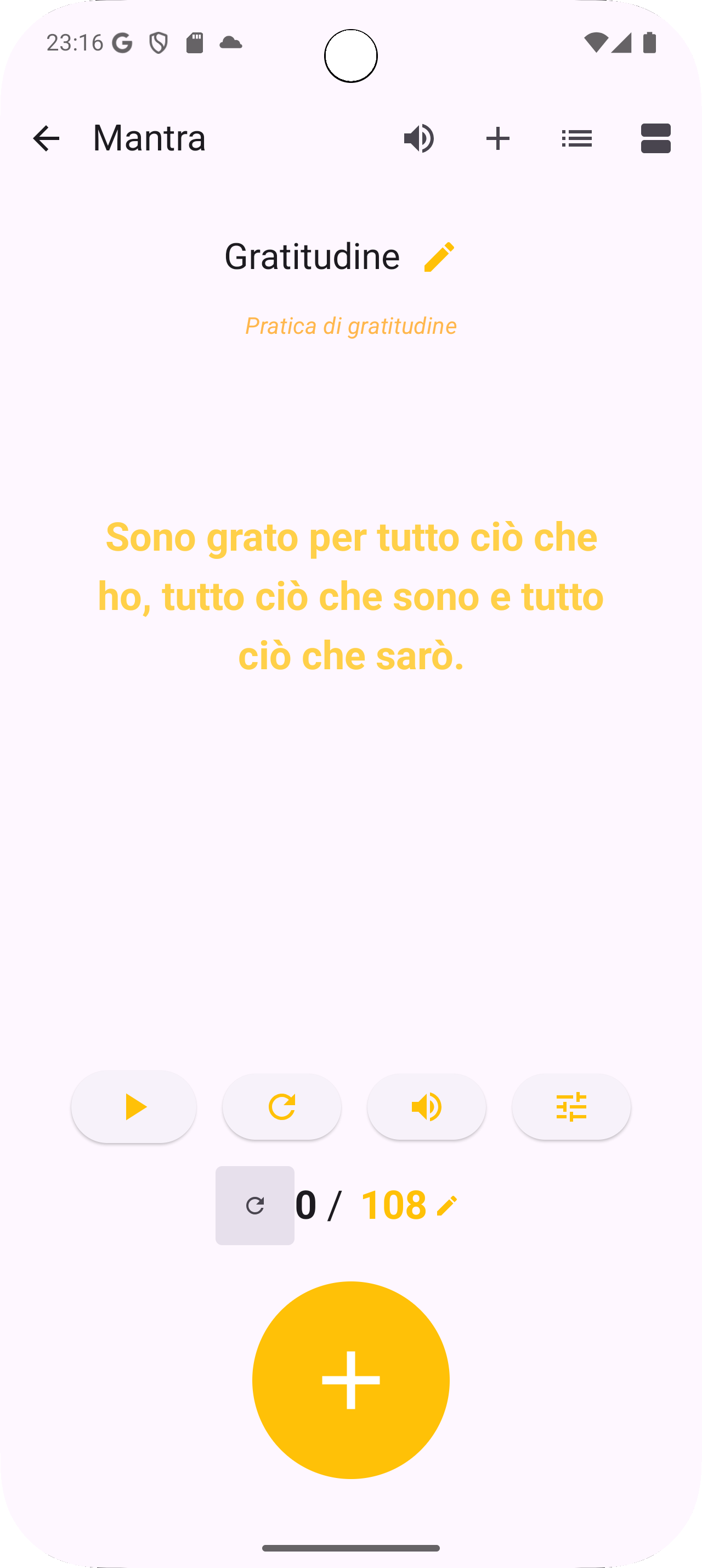 Mantra Breath App - Contatore Mantra