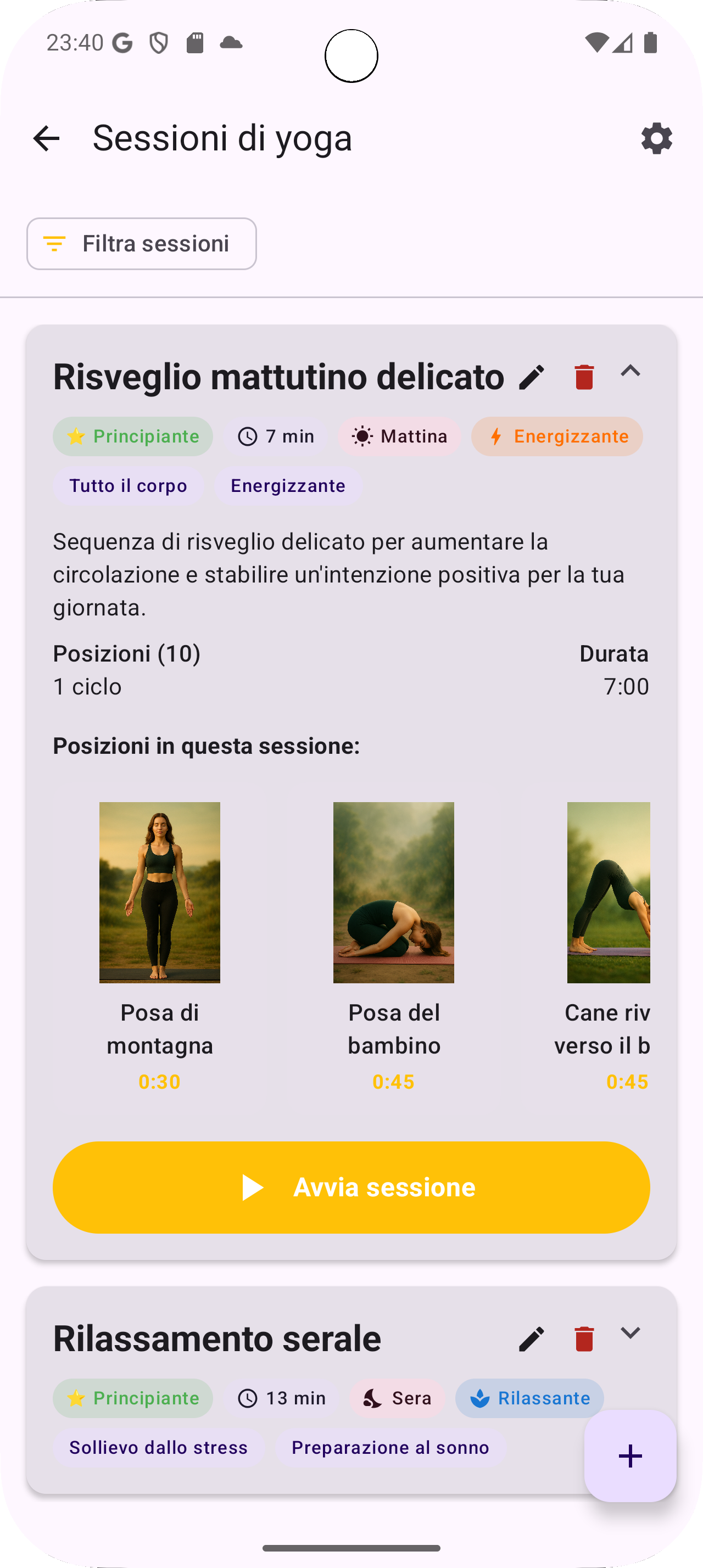 Mantra Breath App - Routine Sessioni Yoga